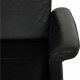 Finn Juhl Jupiter lounge chair in black leather