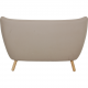 Finn Juhl Poet Sofa in beige fabric