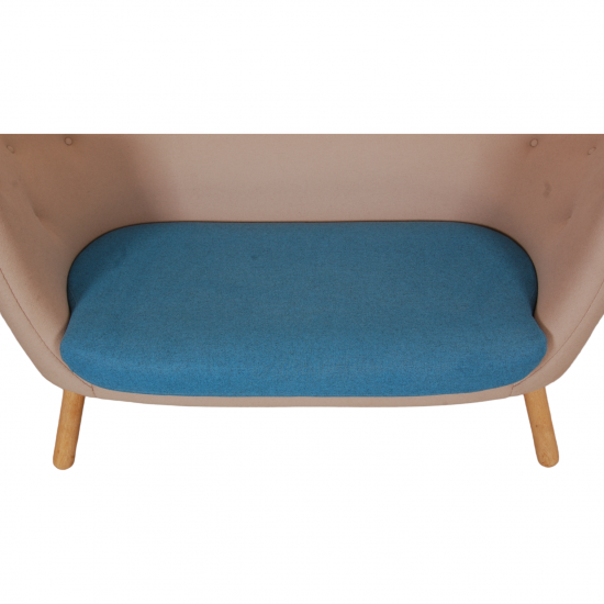 Finn Juhl Poet Sofa i beige stof