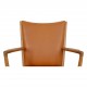 Hans Wegner AP-16 chair of oak and cognac anilin leather