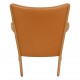 Hans Wegner AP-16 chair of oak and cognac anilin leather