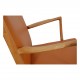 Hans Wegner AP-16 chair of oak and cognac anilin leather