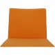 Hans Wegner AP-40 lounge chair in orange fabric