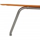 Hans Wegner AP-40 lounge chair in orange fabric