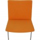 Hans Wegner AP-40 lounge chair in orange fabric