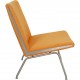 Hans Wegner AP-40 lounge chair in orange fabric