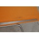 Hans Wegner AP-40 lounge chair in orange fabric