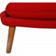 Hans Wegner Papa bear chair in red fabric