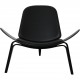 Hans Wegner sort CH-07 Shell stol