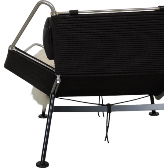 Hans Wegner black Flagline chair