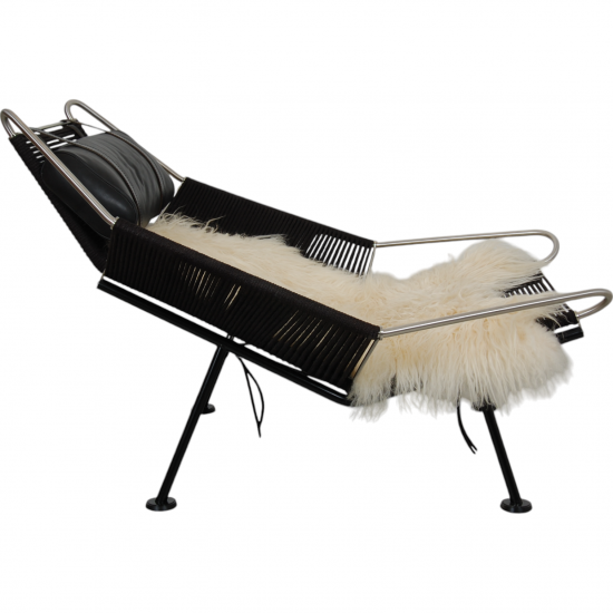 Hans Wegner black Flagline chair