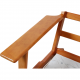 Hans Wegener GE-290a lounge chair of walnut