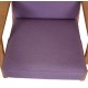 Hans Wegner Ge-290 lounge chair in purple fabric