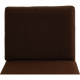 Hans Wegner GE-370 chair with brown fabric cushions