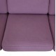 Hans Wegner GE-290 3.seater sofa in purple fabric