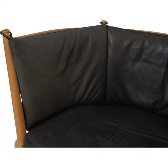 Børge Mogensen 1790 chair in black aniline leather