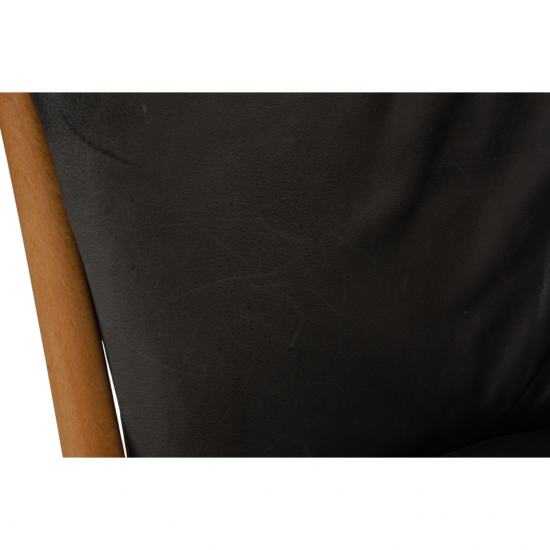 Børge Mogensen 1790 chair in black aniline leather