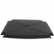 Cushion for Wegner CH24 Y-chair in black leather with a button