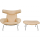 Hans Wegner Anniversary Ox chair with ottoman