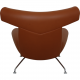 Hans Wegner Ox chair reupholstered in walnut nevada anilin leather