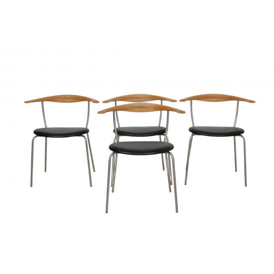 Sæt med 4 Hans Wegner PP-701 stole