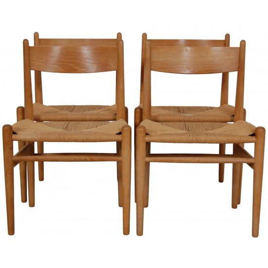 Set of 4 Hans Wegner CH-36 chairs