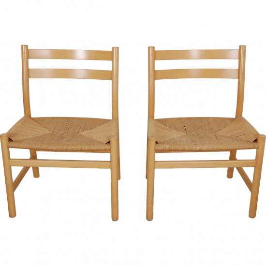 Set of two Hans Wegner CH47 chairs