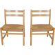 Set of two Hans Wegner CH47 chairs