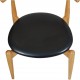 Set of 5 Hans Wegner Elbow chairs of oak