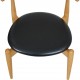 Set of 5 Hans Wegner Elbow chairs of oak