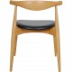 Set of 5 Hans Wegner Elbow chairs of oak