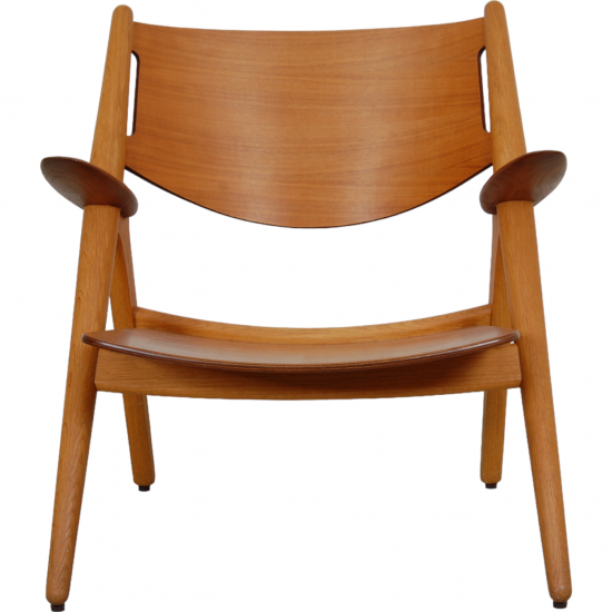 Hans Wegner CH28 loungestol i teak