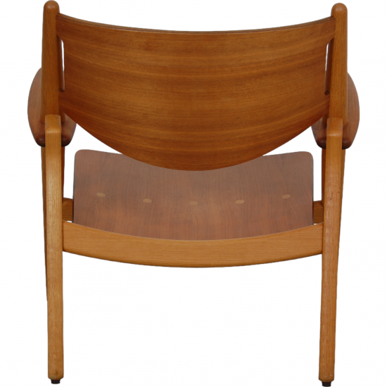 Hans Wegner CH28 loungestol i teak