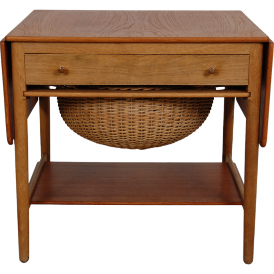 Hans Wegner Sewing table of teak and oak