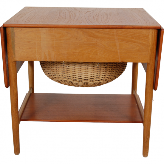 Hans Wegner Sewing table of teak and oak