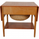 Hans Wegner Sewing table of teak and oak