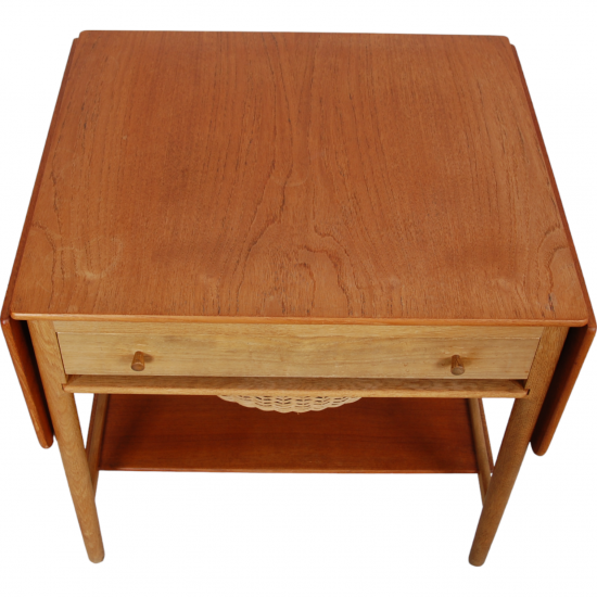 Hans Wegner Sewing table of teak and oak