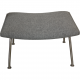 Hans Wegner CH445 Wingchair with stool in grey Hallingdal fabric