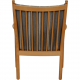 Hans Wegner 1788 lounge chair in stripped fabric