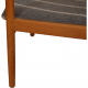 Hans Wegner 1788 lounge chair in stripped fabric