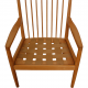 Hans Wegner 1788 loungestol i stribet stof