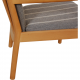 Hans Wegner 1788 lounge chair in stripped fabric