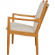 Hans Wegner 1788 chair in white fabric