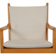 Hans Wegner 1788 chair in white fabric