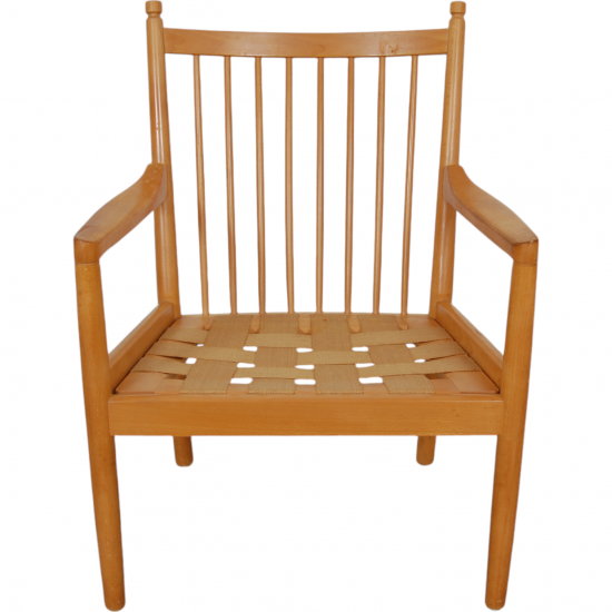 Hans Wegner 1788 stol i hvidt stof