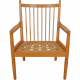 Hans Wegner 1788 chair in white fabric