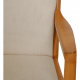 Hans Wegner 1788 chair in white fabric