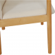 Hans Wegner 1788 chair in white fabric