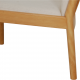 Hans Wegner 1788 chair in white fabric