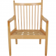 Hans Wegner 1788 chair in white fabric